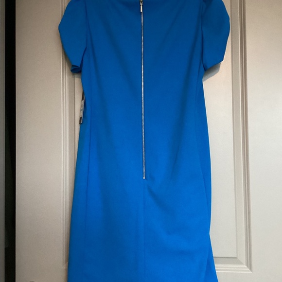 KARL LAGERFELD PARIS Ruched Sleeve Sheath Dress, size 16 - Picture 5 of 13